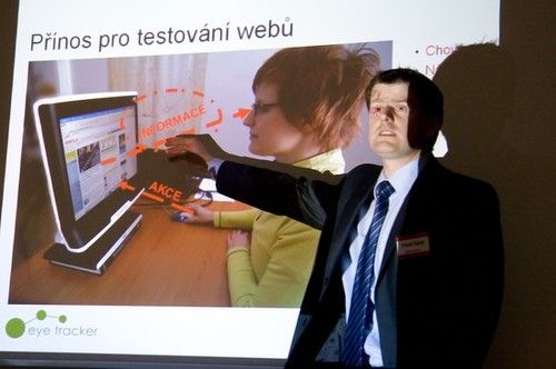 Pavel Fáček (EyeTracker) na 3. klubovém večeru WebTop100