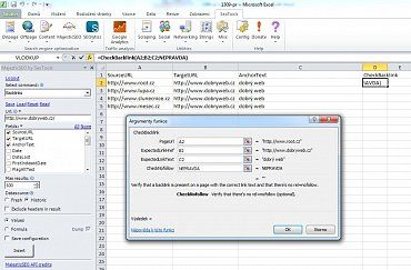 S nástrojem SEO Tool for Excel si udržíte kontrolu nad zpětnými odkazy