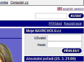 Navrcholu.cz - registrace