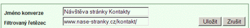 NAVRCHOLU.cz - zadání konverzní stránky