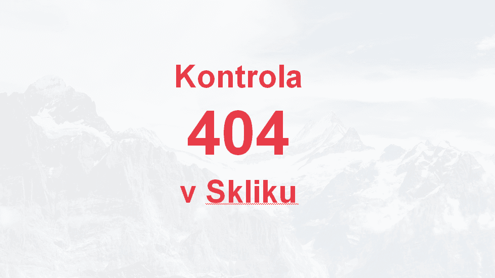 Jak nasadit a používat skript v Skliku na kontrolu platnosti URL adres